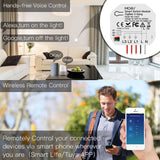 MOES Tuya Zigebee Module, DIY 3 Gang Smart Switch, 1 2 Way Circuit Breaker Interruptor, view 2
