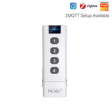 Moes Tuya ZigBee Wireless Scene Switch 4 Gang Remote Point to Point Control, view 2
