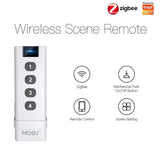 Moes Tuya ZigBee Wireless Scene Switch 4 Gang Remote Point to Point Control, view 6