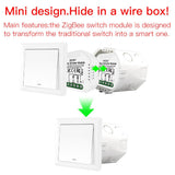 ZigBee Dimmer Module, Smart Switch Relay Module, MOES Hub Required 1/2 Gang Interruptor, view 4