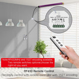 Moes ZigBee RF433 Smart Curtain Switch Module for Electric Motorized Roller Blinds Shutter Motor, view 3