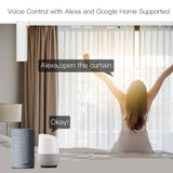 Moes ZigBee Smart Electric Motorized Splicing Curtain Tracks System,Tuya Curtain Motor with DIY Track  RF Remote, view 4