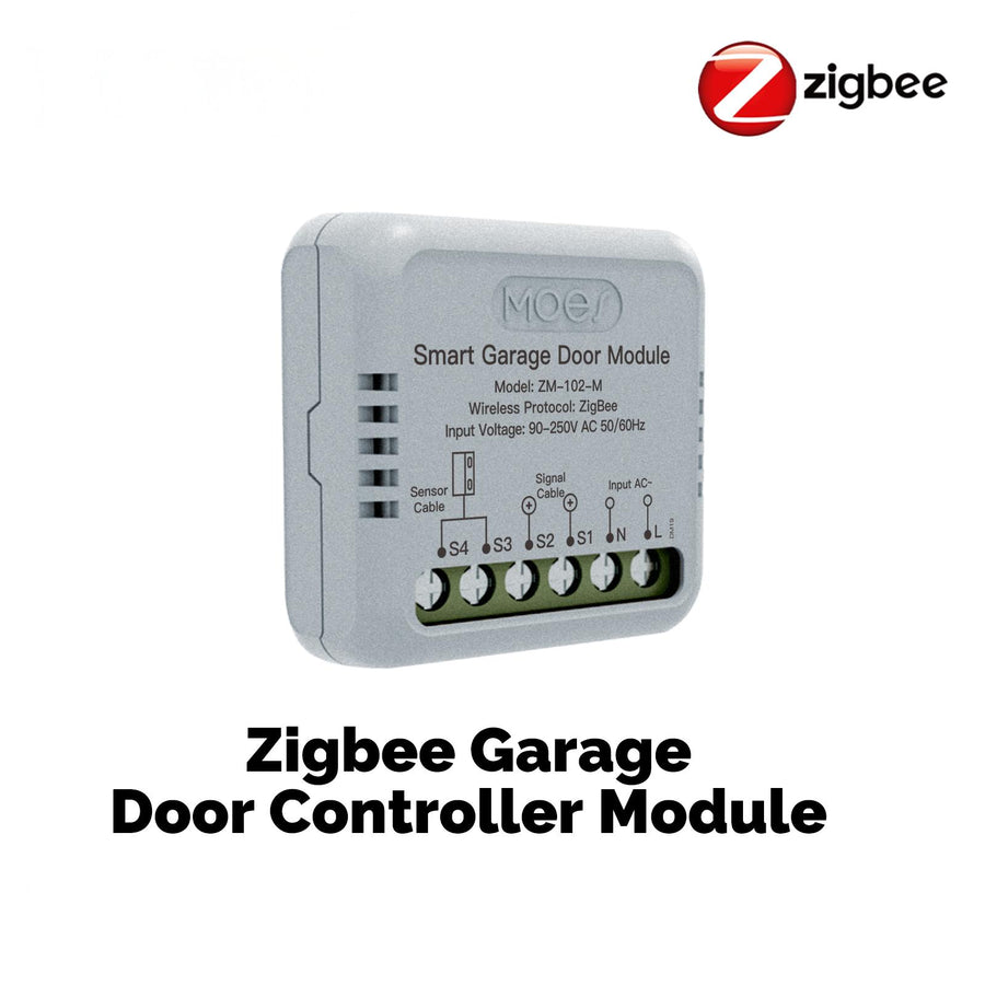 Moes Zigbee Garage Door Controller Module Works with Tuya/Smart Life Alexa & Google Home Voice Control