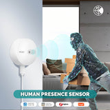 MOES ZigBee Human Presence Sensor Detector Radar Wave Detection Sensor for Home Security, view 2