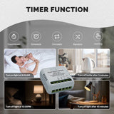 Moes ZigBee Mini DIY Smart Light Switch Module Relay Timer 1/2/3/4 Gang, view 4