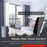Moes ZigBee RF433 Smart Curtain Blinds Shutter Touch Switch Multi-control Neutral Wire Required US, view 6