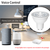 Moes ZigBee GU10 Smart Sync Full Color LED Dimmable Party Light Bulbs RGBCCT 2200-6500K C+W 5W, view 3