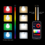 MOES ZigBee Smart LED Light Bulb Energy Efficient E27 Dimmable RGB White Color Lamp 806Lm 9W 90-250V, view 3