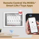 MOES Tuya ZigBee Smart Circuit Breaker 63A Electricity Monitor V0 Fireproof Remote APP Control with Alexa, view 5