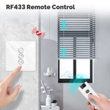 Moes ZigBee Smart Curtain Switch 2.5D Support RF433 Arc Glass Touch Panel, view 3