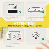 Moes ZigBee 1/2/3/4 Gang Smart Light Switch, Alexa Google APP Remote Light Switching, view 2