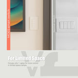 Moes ZigBee 1/2/3/4 Gang Smart Light Switch, Alexa Google APP Remote Light Switching, view 4