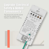Moes ZigBee 1/2/3/4 Gang Smart Light Switch, Alexa Google APP Remote Light Switching, view 5