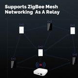Moes ZigBee Smart Light Switch Touch Glass Panel Neutral Wire Required US Standard, view 2