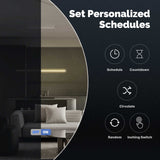 Moes ZigBee Smart Light Switch Touch Glass Panel Neutral Wire Required US Standard, view 3