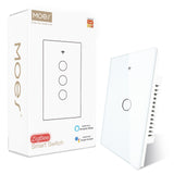 Moes ZigBee Smart Light Switch Touch Glass Panel Neutral Wire Required US Standard, view 6