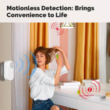 Moes ZigBee Smart mmWave Human Presence PIR Sensor App Remote Monitoring Motion&Motionless Detection, view 4