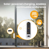 Moes ZigBee Smart Sliding Window Pusher Automatic Opener Closer Solar Charging, view 3