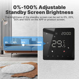 Moes Zigbee Smart Thermostat Programmable Temperature Controller Water Boiler Electric Heating, view 3