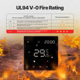 Moes Zigbee Smart Thermostat Programmable Temperature Controller Water Boiler Electric Heating, view 5