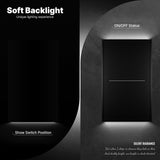 Moes ZigBee Star Feather Series Smart Switch Push Button With Neutral Wire Light Scene 2in1 Switch US Version, view 5