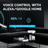 MOES ZigBee RF Smart Curtain Switch For Roller Shutter Electric Curtains Blind Motor Support Timing & Remote Control, view 4