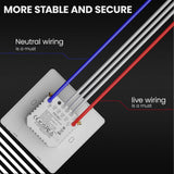 Moes ZigBee Star Ring Smart Light Switch & Scene Controller, Neutral Wire Required, 2 Switches Association, view 4