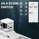 Moes ZigBee Star Ring Smart Light Switch & Scene Controller, Neutral Wire Required, 2 Switches Association, view 6