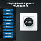 Moes ZigBee Star Ring Smart Thermostat Temperature Controller Water Boiler Electric Heating, view 4
