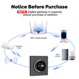 Moes ZigBee Star Ring Smart Thermostat Temperature Controller Water Boiler Electric Heating, view 6