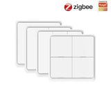 Moes ZigBee Light Switch, Battery Powered Light Switch, Multi-Control Wireless Push Button Scene Switches, view 2