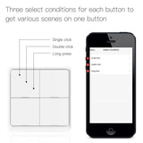 Moes ZigBee Light Switch, Battery Powered Light Switch, Multi-Control Wireless Push Button Scene Switches, view 4
