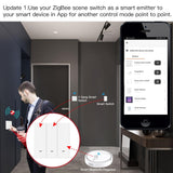 Moes ZigBee Smart 9 Scene Mechanical Push Button Switch Multi-Control Battery Powered, view 2
