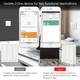 Moes ZigBee Smart 9 Scene Mechanical Push Button Switch Multi-Control Battery Powered, view 3
