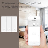 Moes ZigBee Smart 9 Scene Mechanical Push Button Switch Multi-Control Battery Powered, view 6