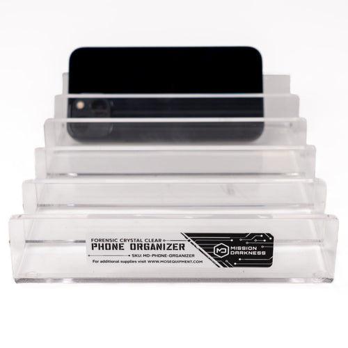 MOS Equipment Mission Darkness⢠Forensic Crystal Clear Phone Organizer