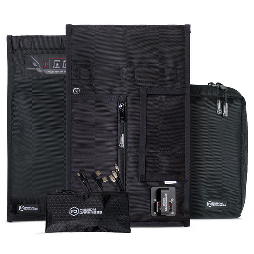 MOS Equipment Mission Darkness™ Non-window Charge & Shield Faraday Bag