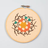 MyTindy 14 cm Embroidered Hoop Zelij Fragments, view 4
