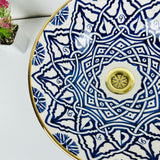 MyTindy ROZ - Standard Gold - Moroccan Ceramic Sink, view 5