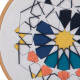 MyTindy 16 cm Embroidered Hoop Zelij Fragments, view 2