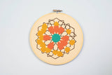 MyTindy 16 cm Embroidered Hoop Zelij Fragments, view 3