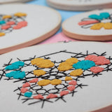 MyTindy 18CM Embroidered Hoop Zellij Fragments, view 3