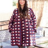 MyTindy 2 piece Traditional jacket made from African fabric, view 2