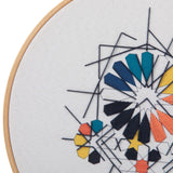 MyTindy 24 cm Embroidered Hoop Zelij Fragments, view 2