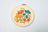 MyTindy 24 cm Embroidered Hoop Zelij Fragments, view 3