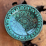 MyTindy 26 cm - Black & Green Moroccan Deep Dish, view 2