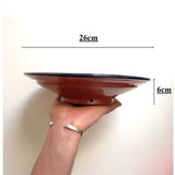 MyTindy 26 cm - Blue & Red Moroccan Deep Dish, view 3