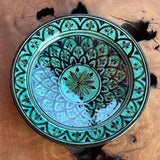MyTindy 26 cm - Green & Black Moroccan Deep Dish, view 2