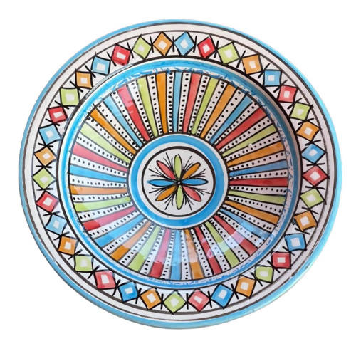 MyTindy 26 cm - Rainbow Moroccan Deep Dish