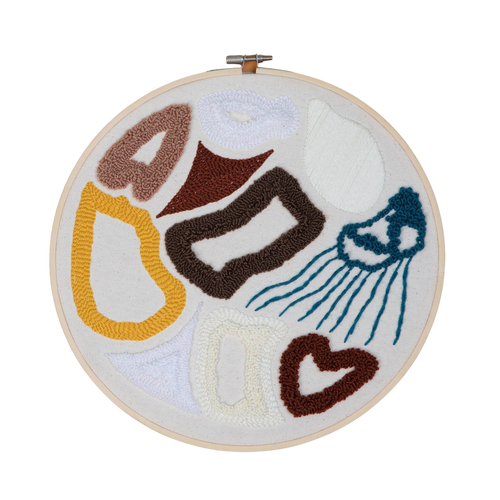 MyTindy 27CM Embroidered Hoop Organic